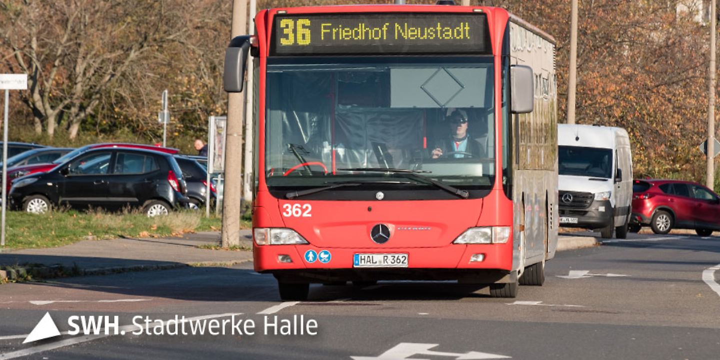 Buslinie 36 im Stadtgebiet Havag © Foto Stadtwerke Halle GmbH.jpg