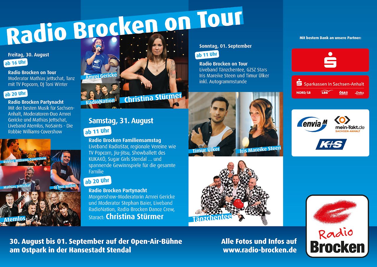 Radio Brocken Sachsen-Anhalt Tag Plakat