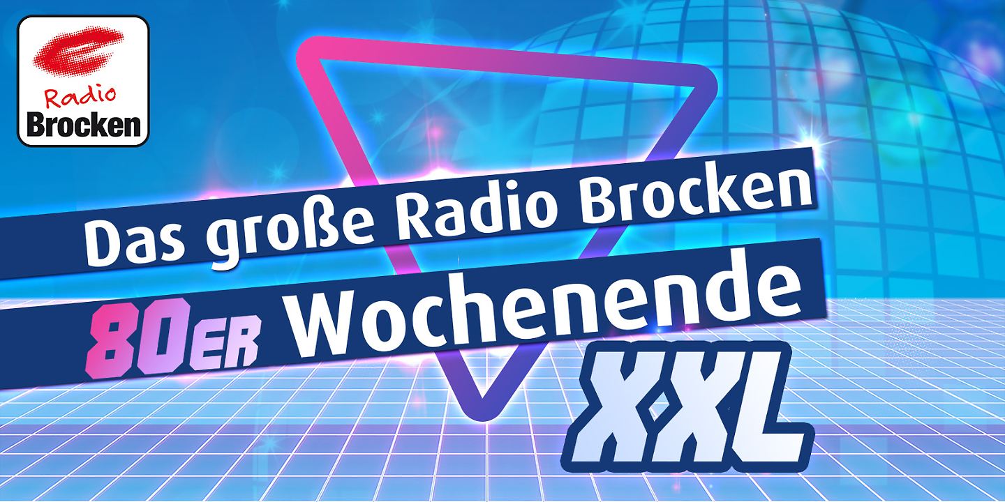 Das große Radio Brocken 80er Wochenende XXL Radio Brocken