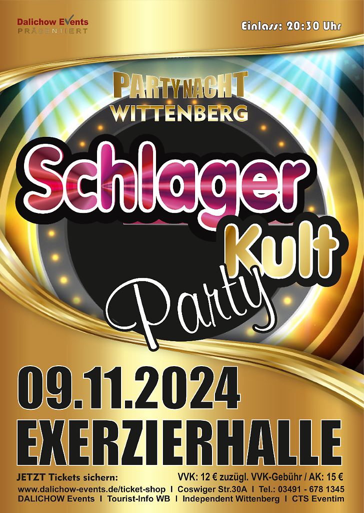 Schlager-Party Plakat