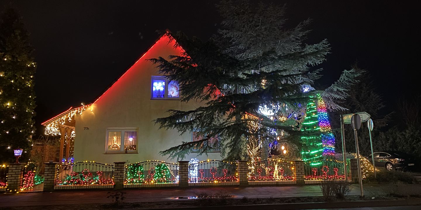 Winterwunderland Weihnachtshaus Osterburg